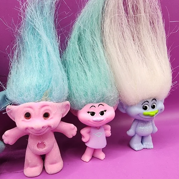 6 DreamWorks Trolls Movie 2" Figures - Picture 3 of 7